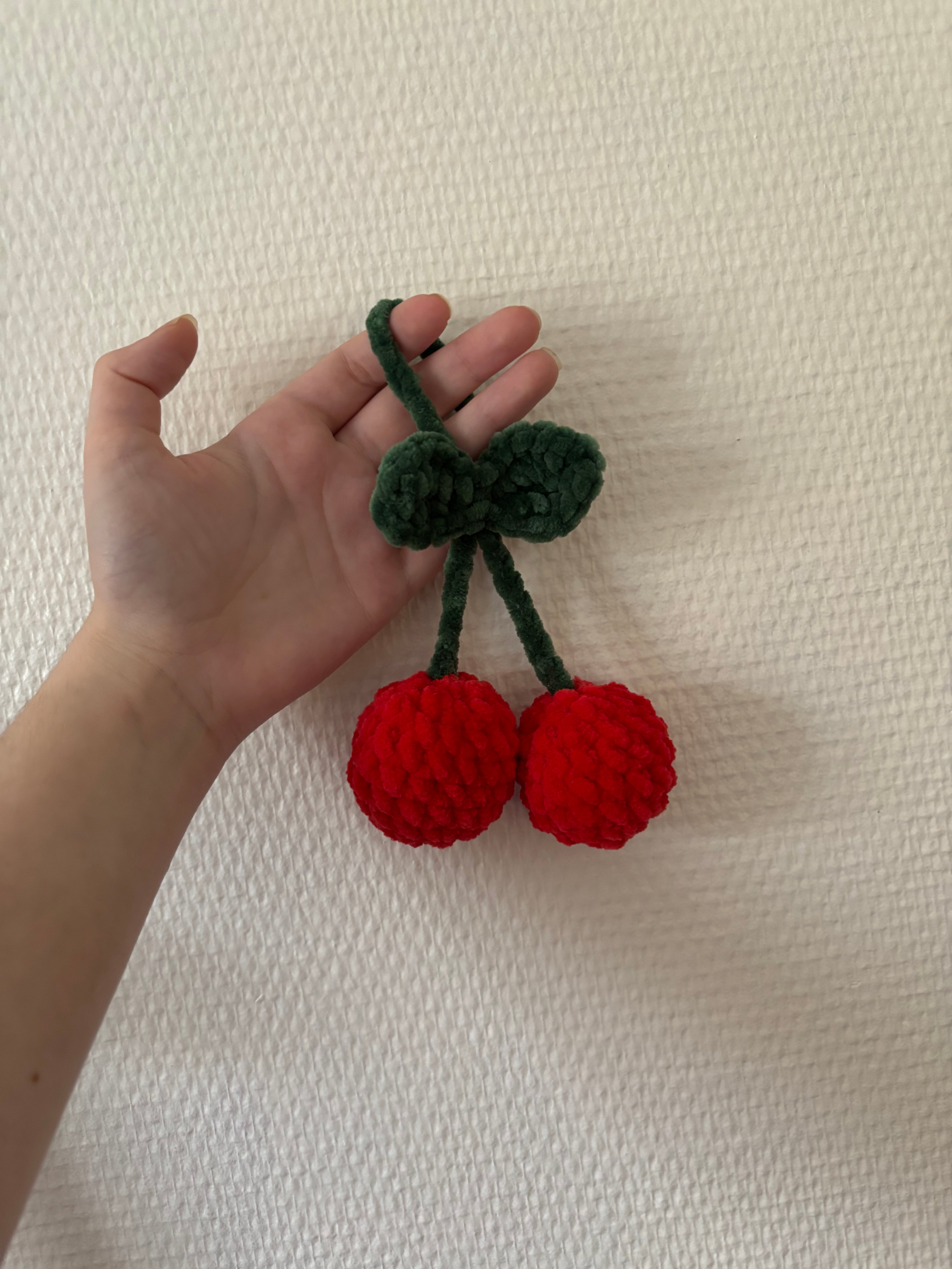 Porte clé cerise