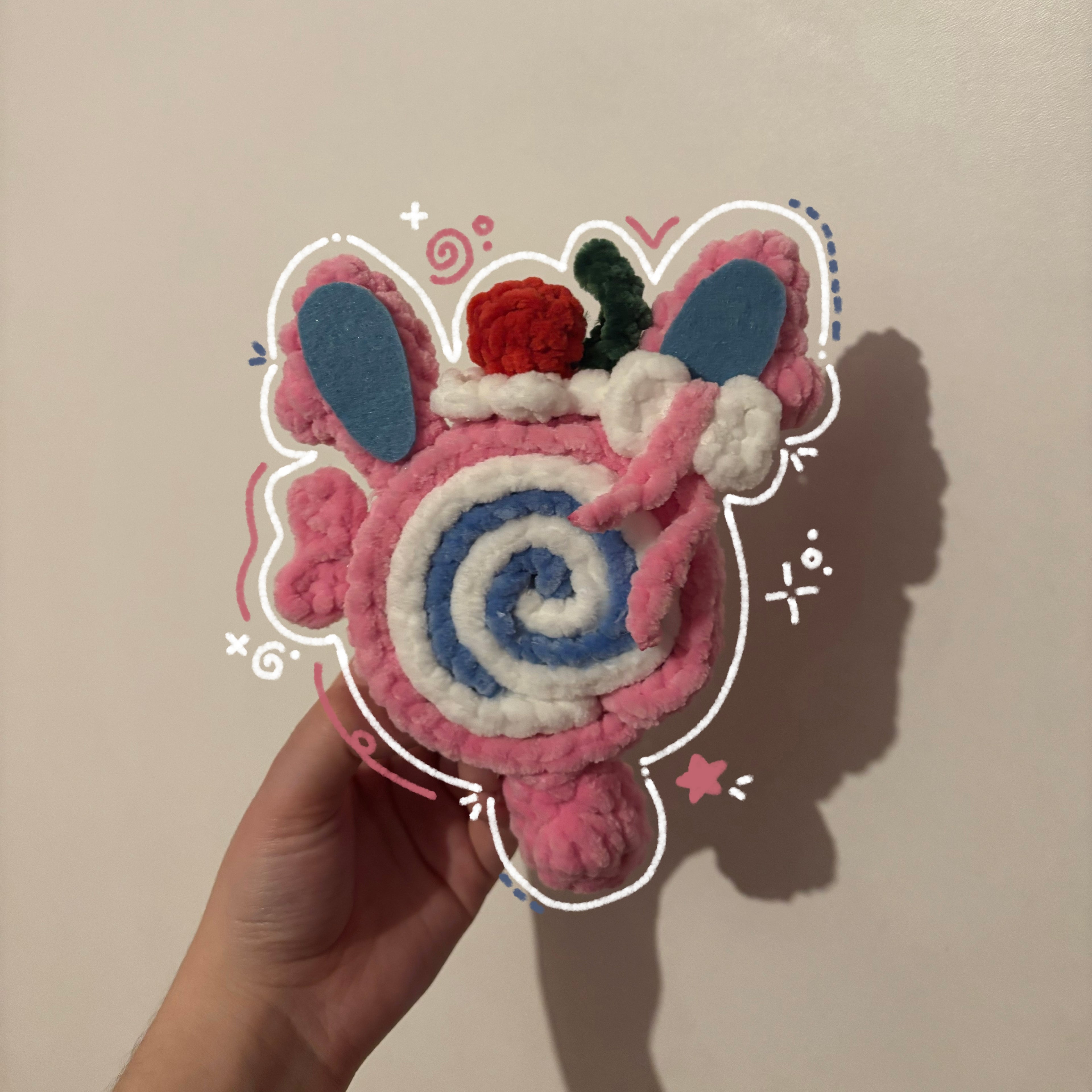 Cake roll pink